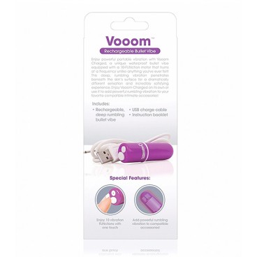 bala voom recargable usb purpura 1