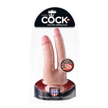 consolador doble king cock plus