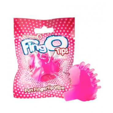 dedo vibrador fing o tips rosado