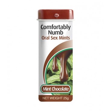 pastilla de menta chocolate para sexo oral
