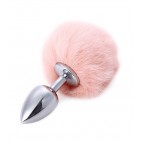 plug anal metal con pompon