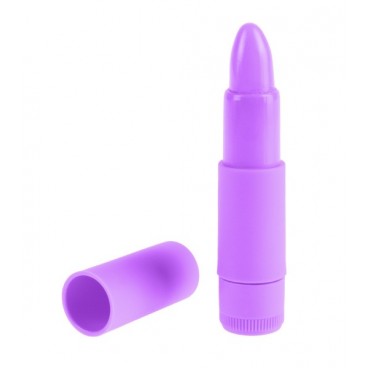 vibrador neon luv touch lipstick vibe purpura