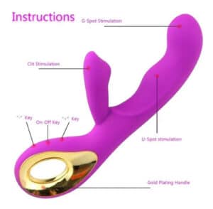 Consolador Vibrador Juguete Sexual Punto G Dildo2