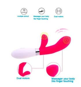 Vibrador Doble Estimulación Clítoris Vagina Punto G Mujeres4