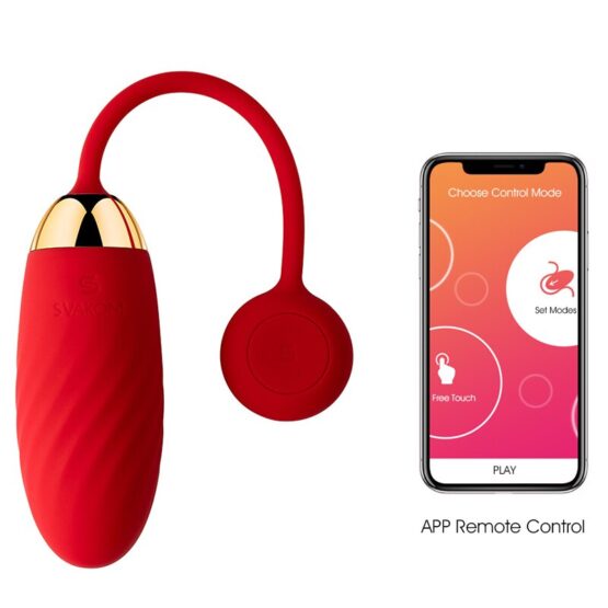 SVAKOM ELLA vibrador de bala con Control por aplicaci n remota por Bluetooth Bola de silicona