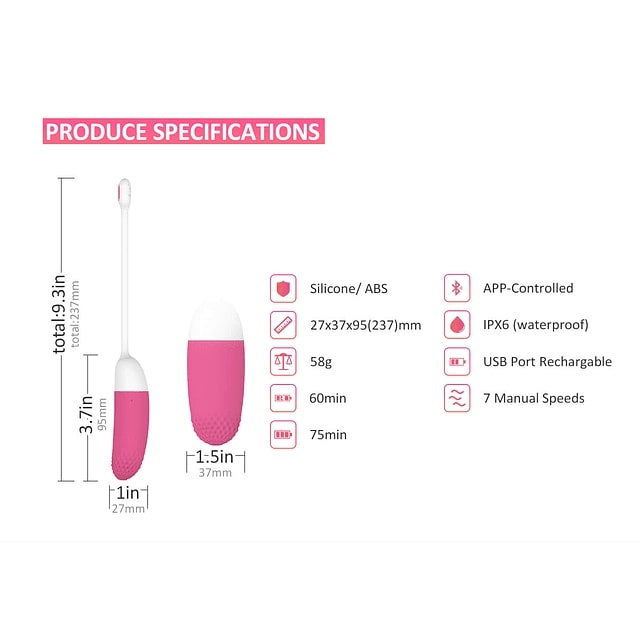 Vibrador Bala Magic Vini Pink Magic Motion7