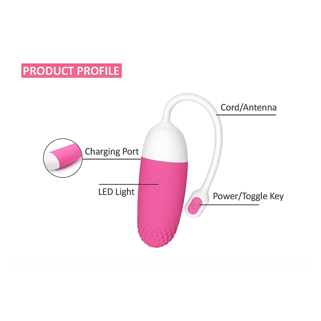 Vibrador Bala Magic Vini Pink Magic Motion8