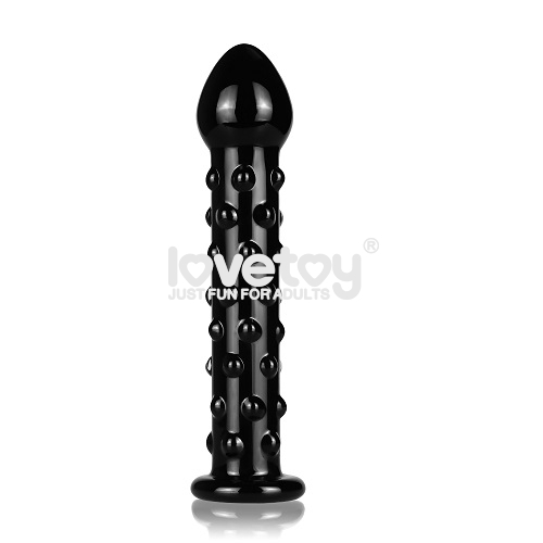 plug anal vidrio color negro GS02bk