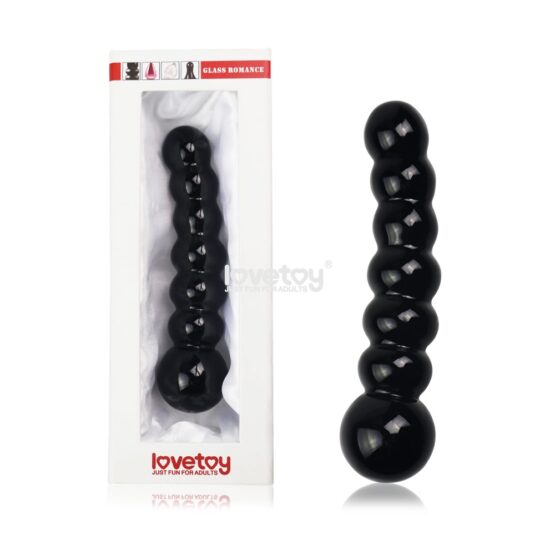 plug anal vidrio color negro GS09bk
