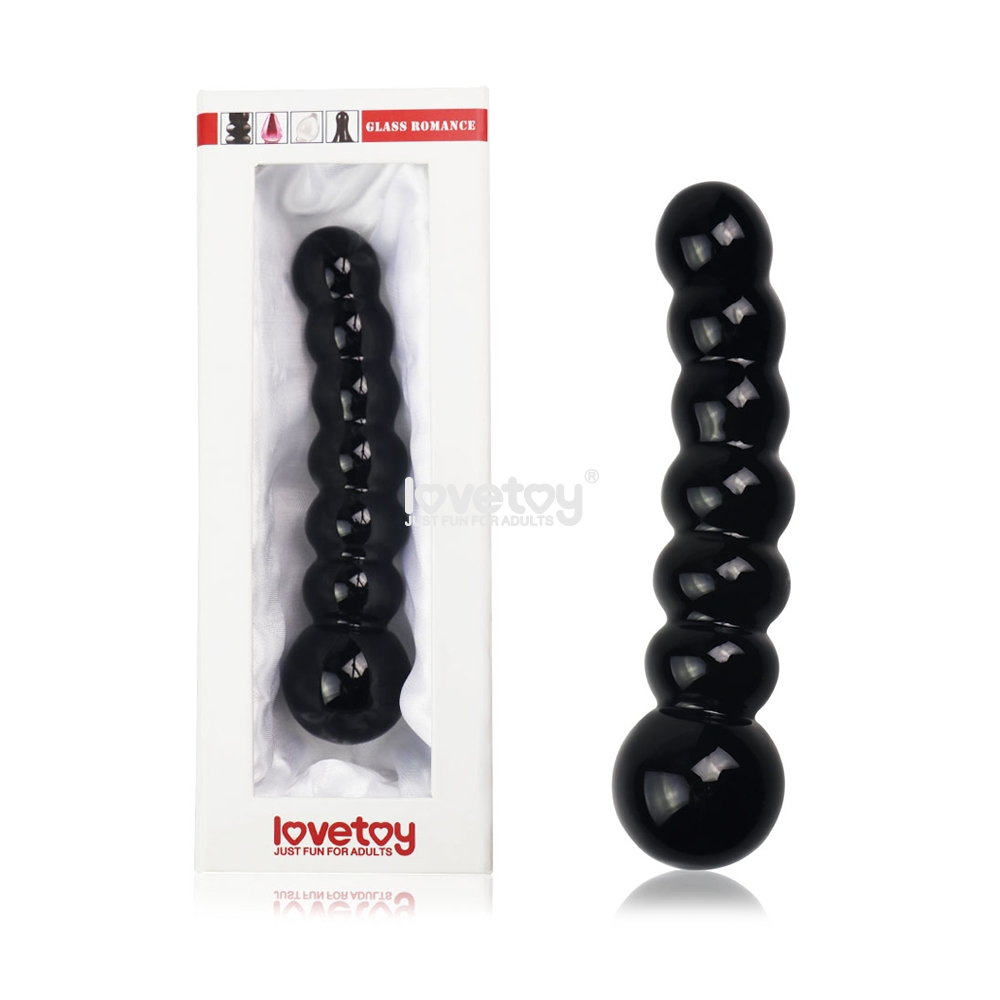 plug anal vidrio color negro GS09bk