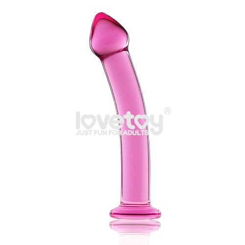 plug anal vidrio color rosado GS03pk