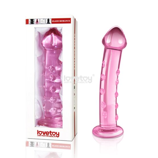 plug anal vidrio color rosado GS04pk