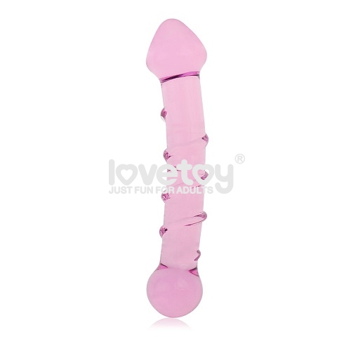 plug anal vidrio color rosado GS05pk